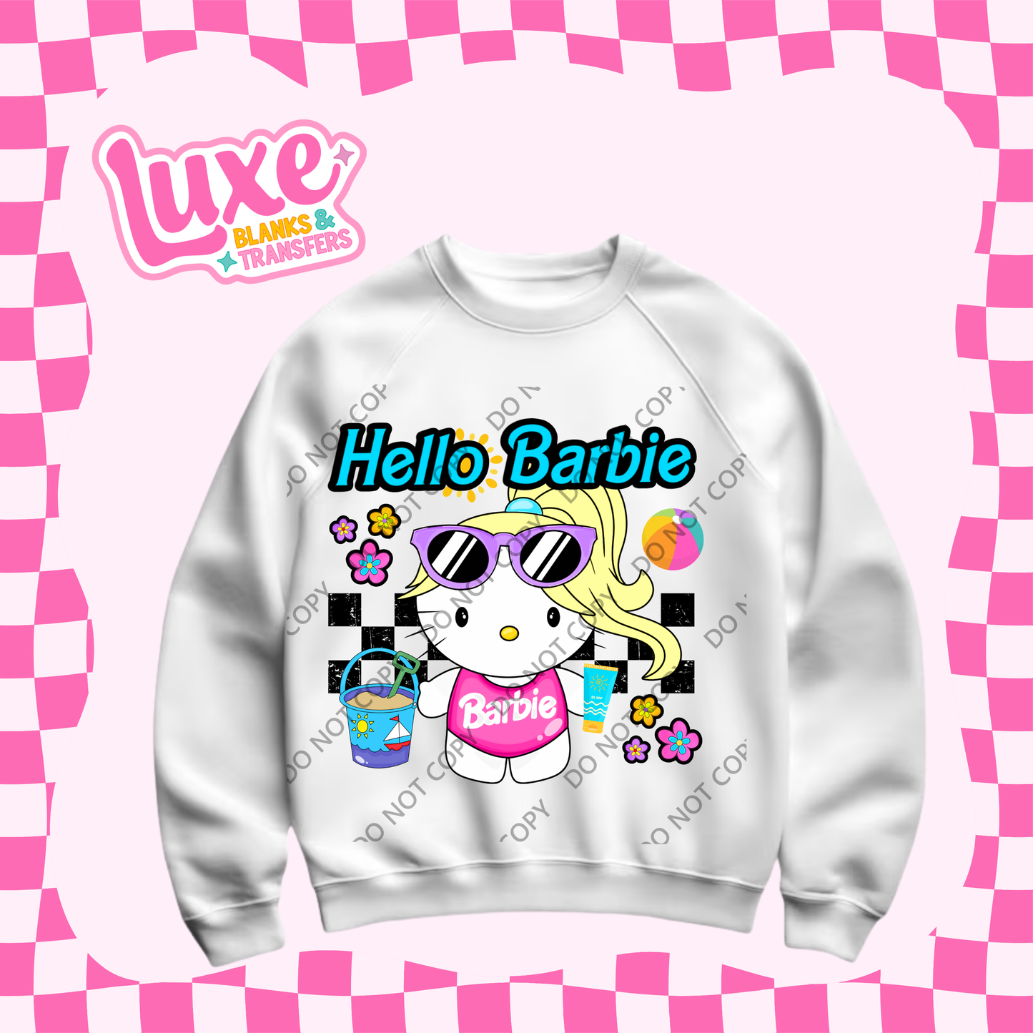 DTF Heat Transfer | Hello Barb. | #525