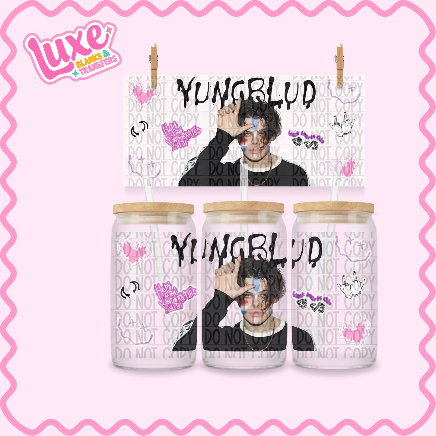 16oz UV DTF Wrap | Yungblud (Exclusive) | #2356