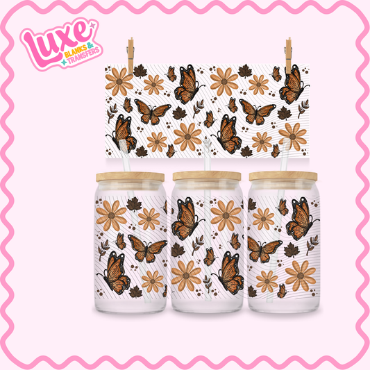 16oz UV DTF Wrap | Butterflies | #2665