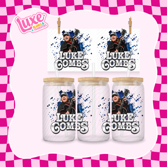 Combs Country Singer | 16oz UV DTF Wrap | #1388