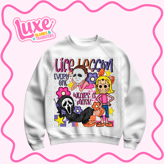DTF Heat Transfer | Everyone Wears A Mask Horror | #1001