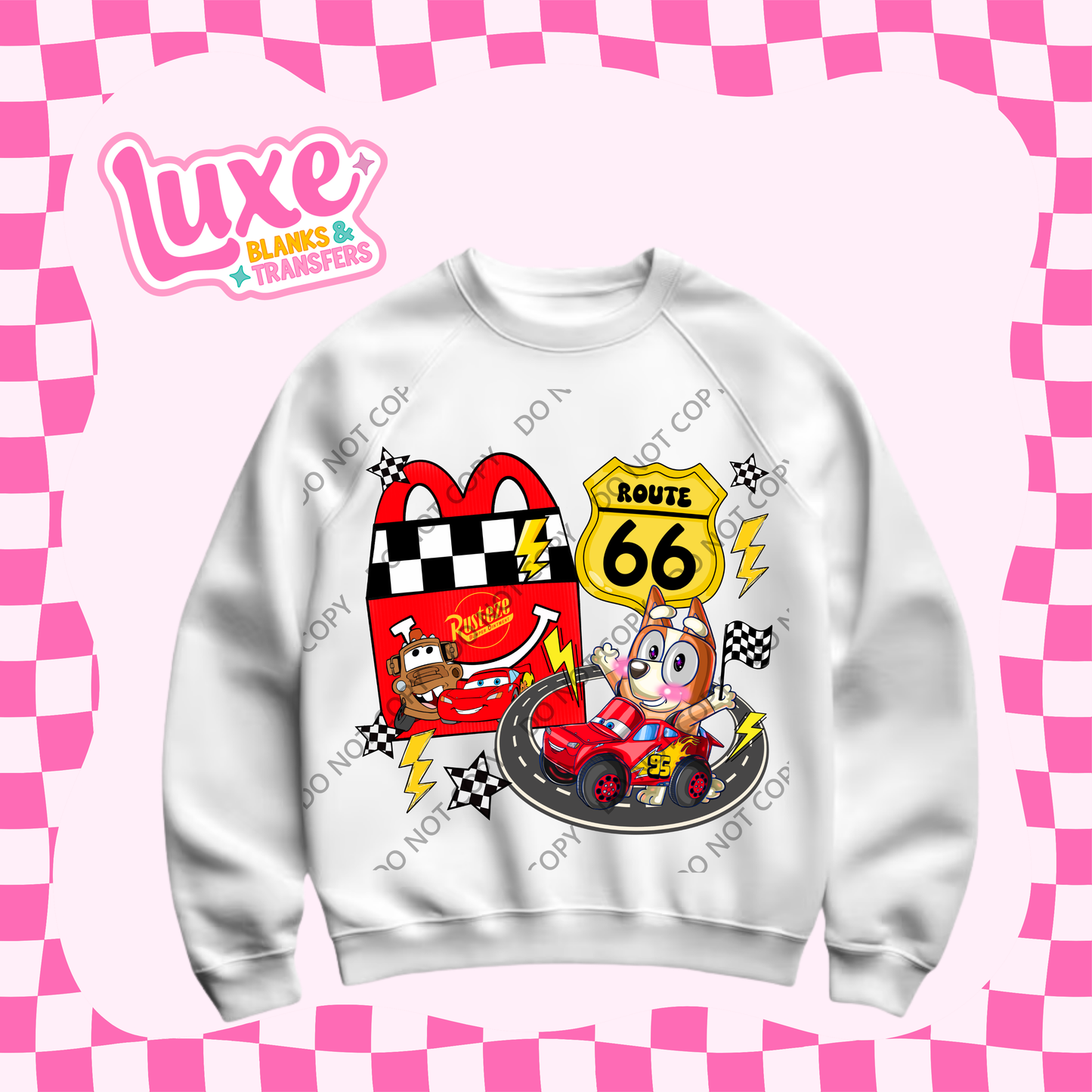 DTF Heat Transfer | Racing Dog | #527