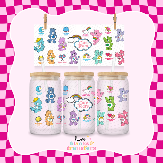 Care Bear UV DTF Wrap (#507)