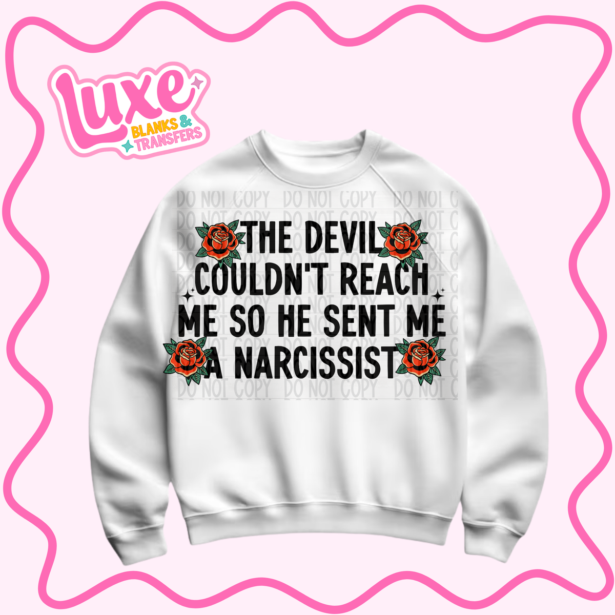 DTF Heat Transfer | Devil Couldn't Reach Me | #1545