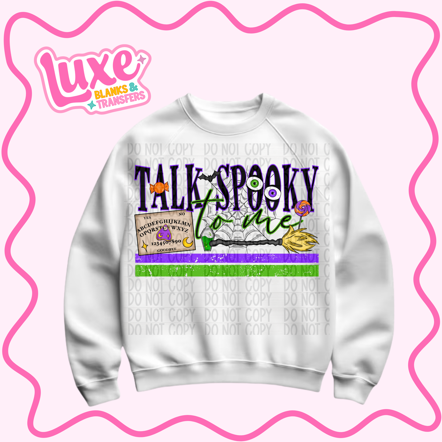 DTF Heat Transfer | Talk Spooky To Me | #1005