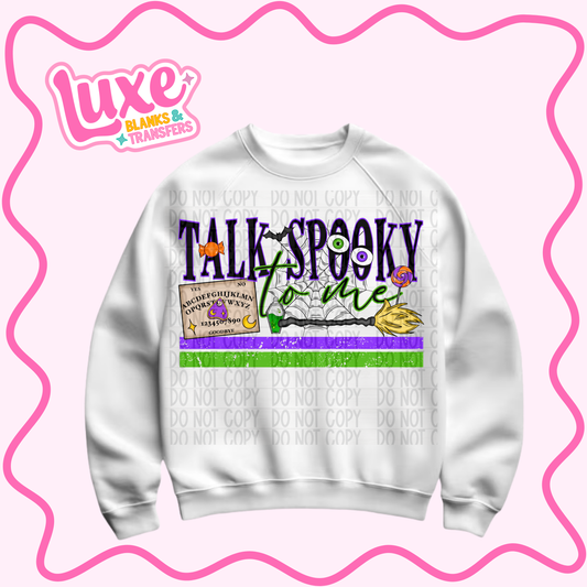 DTF Heat Transfer | Talk Spooky To Me | #1005