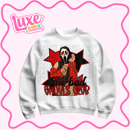 DTF Heat Transfer | The Bad Ghouls Club | #1006