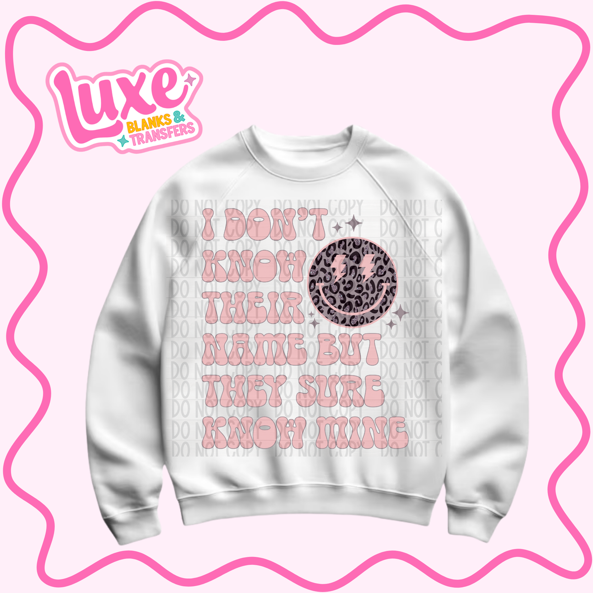 DTF Heat Transfer | I Don't Know Their Name | #1547