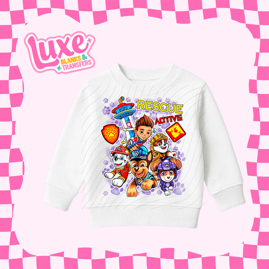 Paw Characters 3 | Kids DTF Heat Transfer | #90