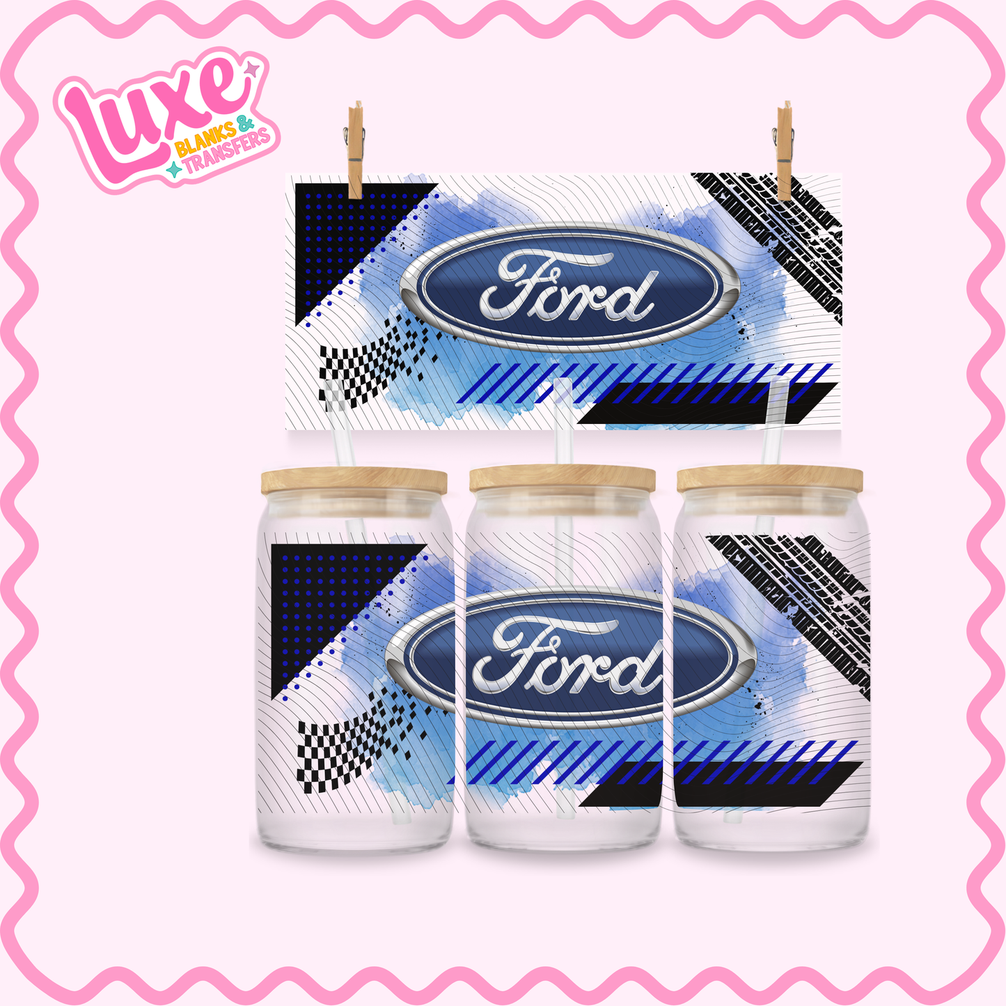 16oz UV DTF Wrap | Smokey F/ord | #3153