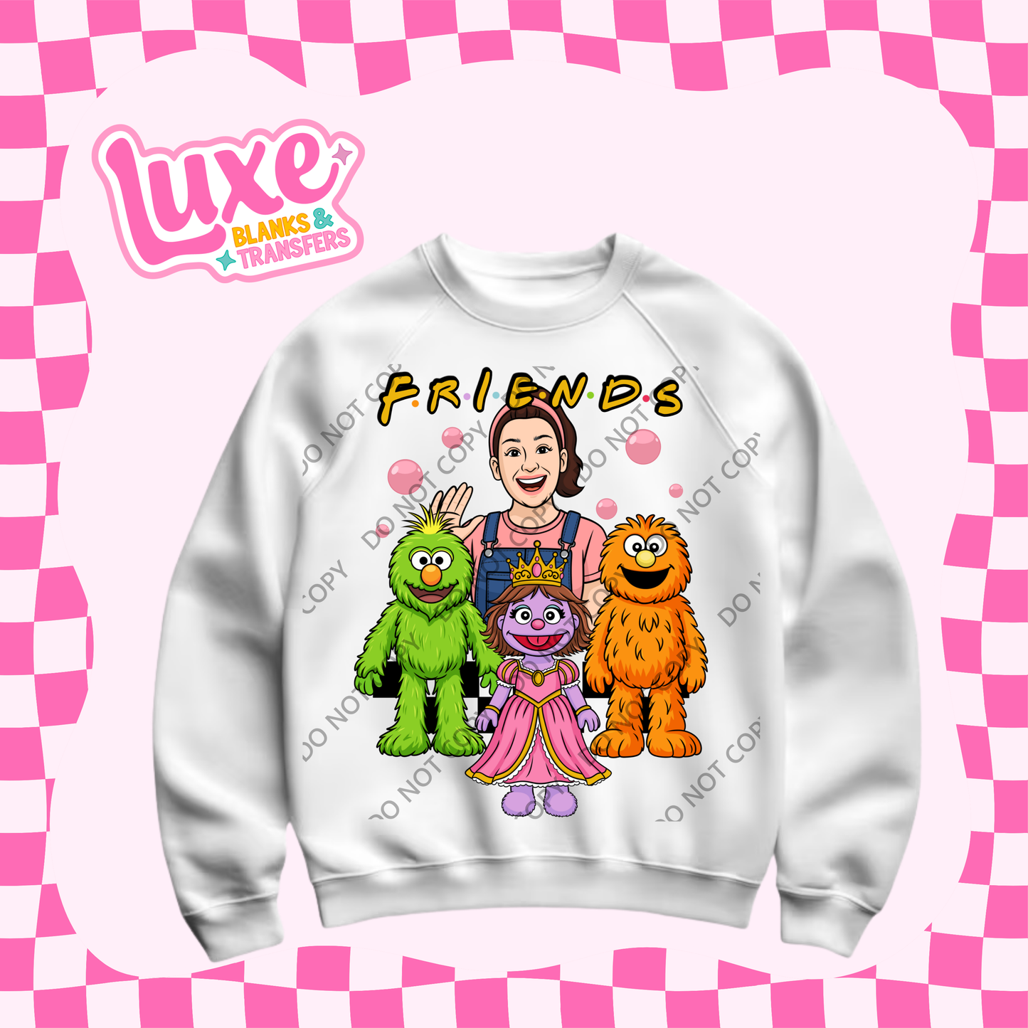 DTF Heat Transfer | Friends Miss.R | #532