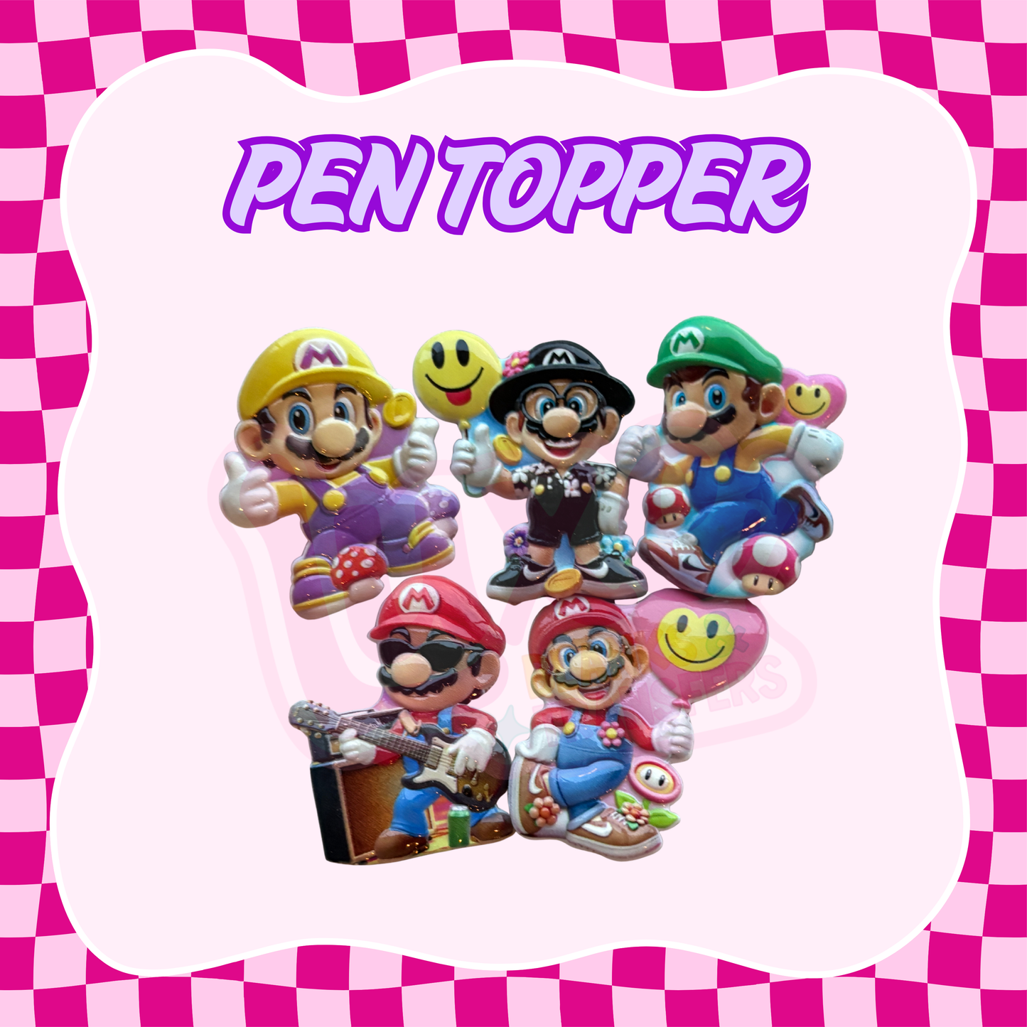 Pen Topper | Ma/rio