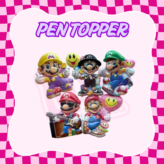 Pen Topper | Ma/rio