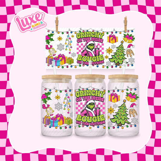 Gr!nch Boujee | UV DTF Wrap | #1147