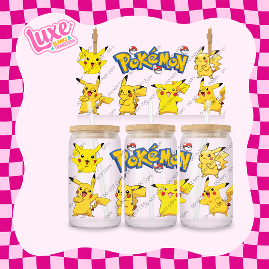 16oz UV DTF Wrap | Poke Pika | #1884