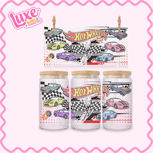 16oz UV DTF Wrap | Hot Cars | #3156