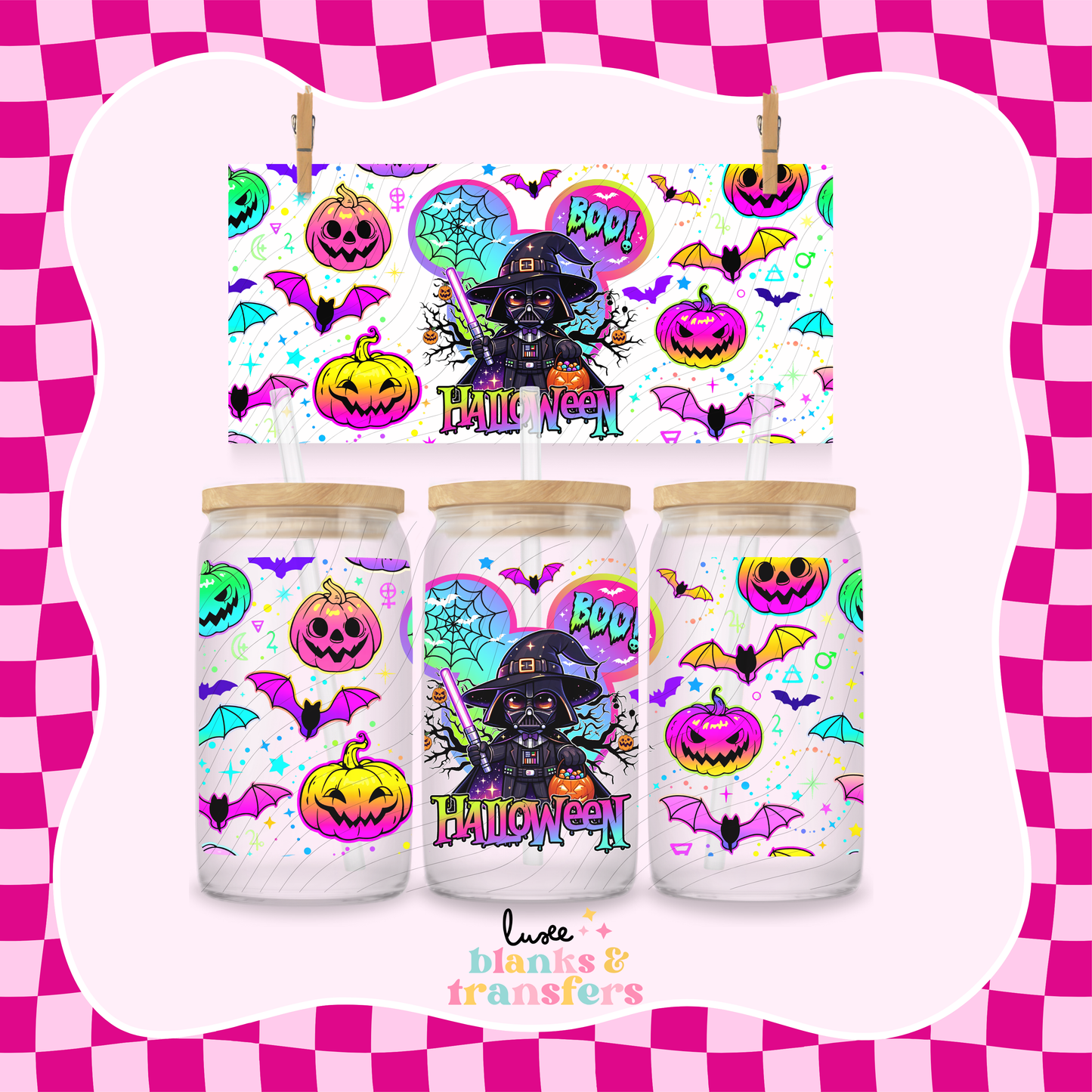Halloween Darth UV DTF Wrap (#511)