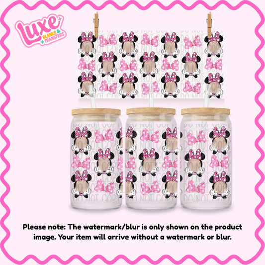 16oz UV DTF Wrap | Girl Mouse | #N167