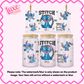 16oz UV DTF Wrap | Checkered Blu3 Al13n | #1497