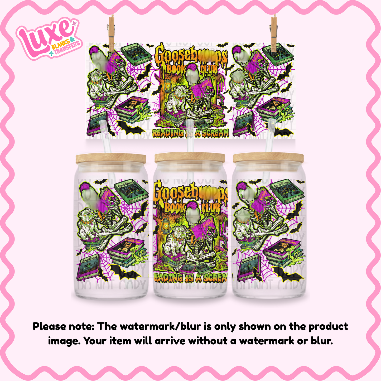 16oz UV DTF Wrap | G00s3bumps | #3648