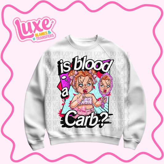 DTF Heat Transfer | Is Blood A Carb? | #1015