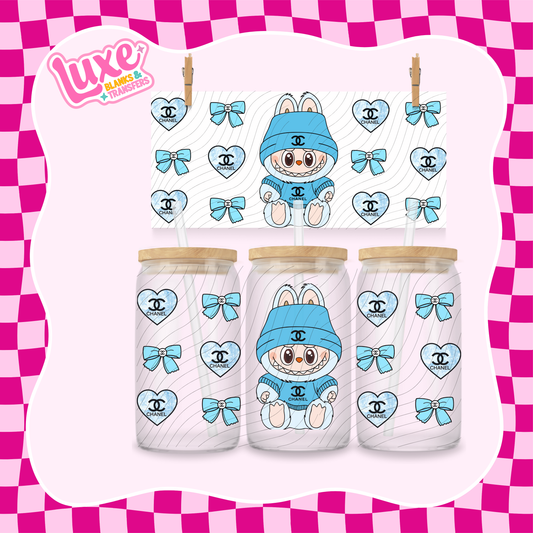 Boujee Bubu Blue | 16oz UV DTF Wrap | #1403