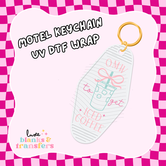 Motel Keychain UV DTF Wrap (#C28)