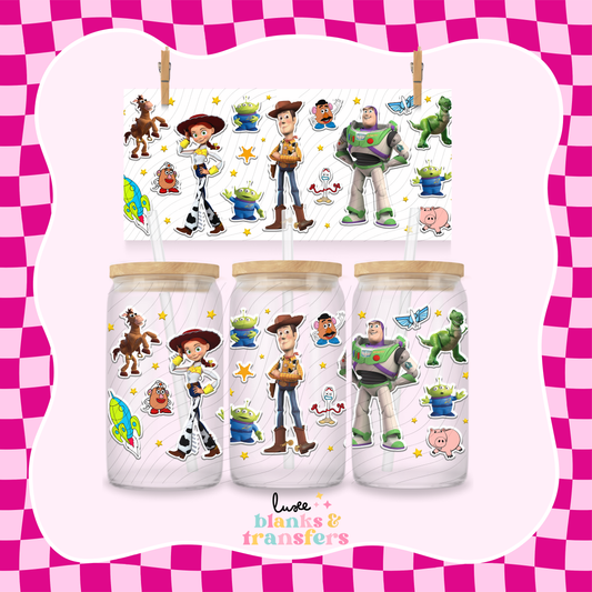 T Story Stickers 4 UV DTF Wrap (#377)