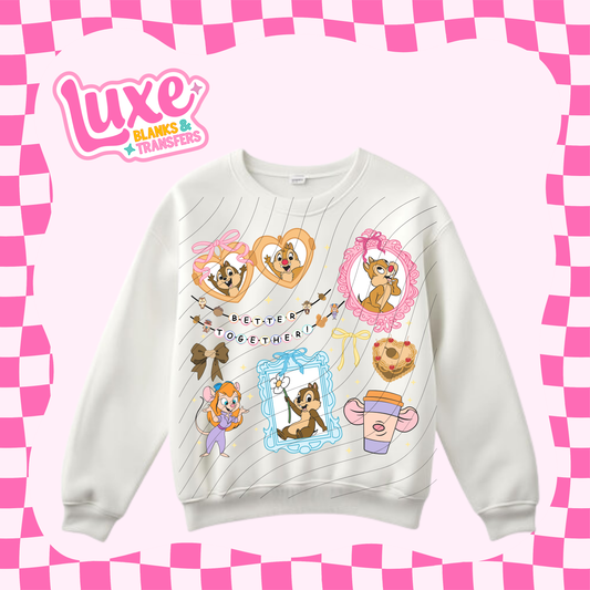 Cutesy Chipmunks | DTF Heat Transfer | #284