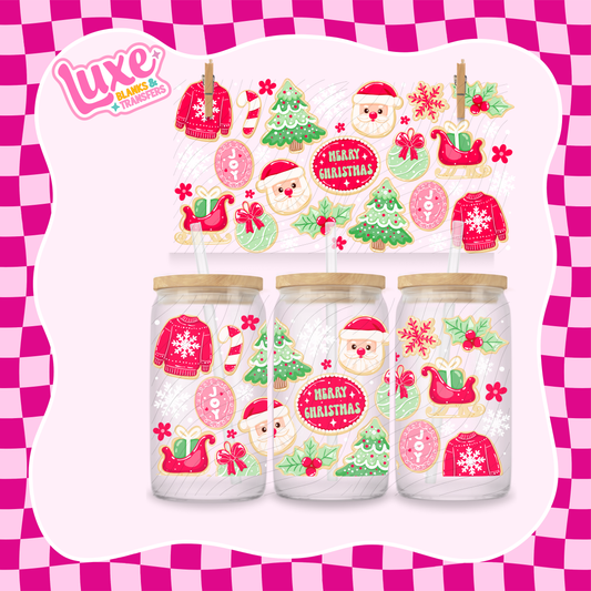 Christmas Pattern UV DTF Wrap (#908)