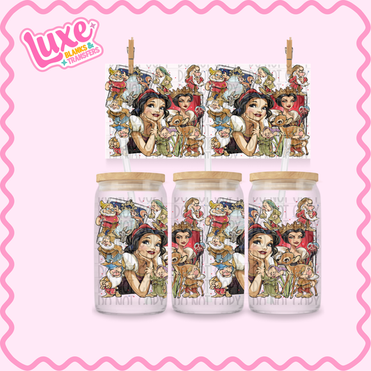 16oz UV DTF Wrap | Cutesy Snow | #2373