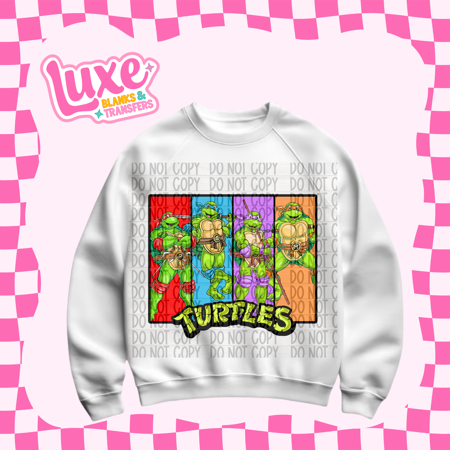 DTF Heat Transfer | Turtles | #543