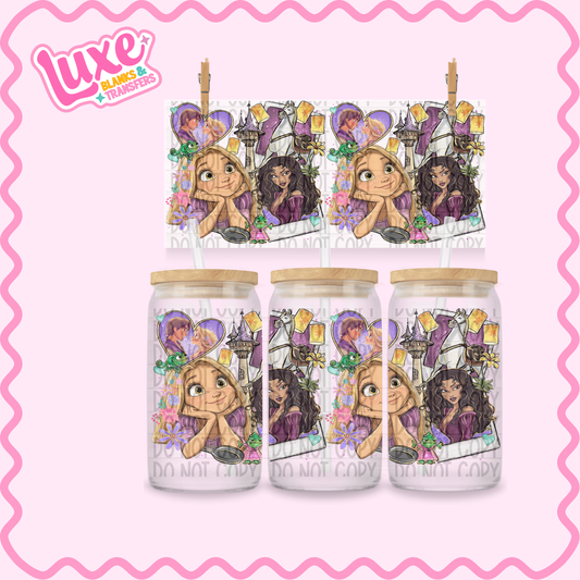 16oz UV DTF Wrap | Cutesy Tangle | #2374