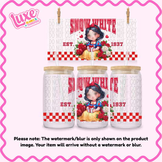 16oz UV DTF Wrap | Sn0w Girl | #1508