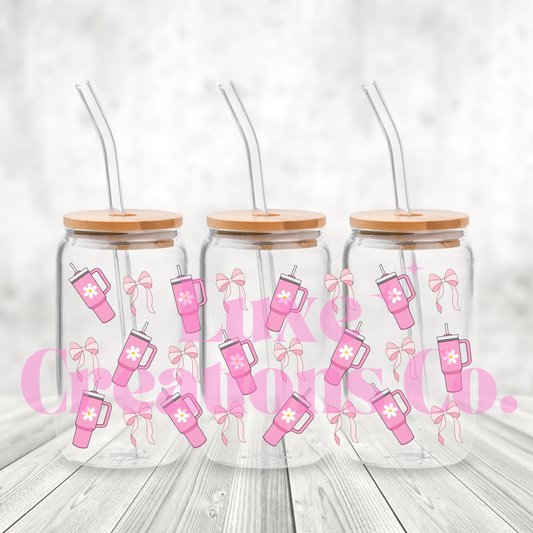 Pink Cup UV DTF Wrap (#244)