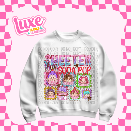 DTF Heat Transfer | Sweeter Than Soda Pop K-Pop | #549