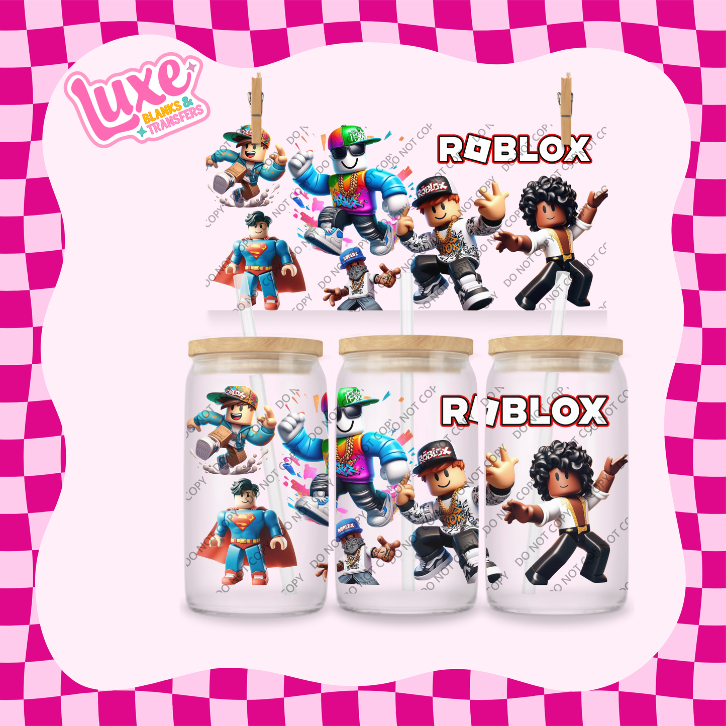 16oz UV DTF Wrap | Blox | #1900