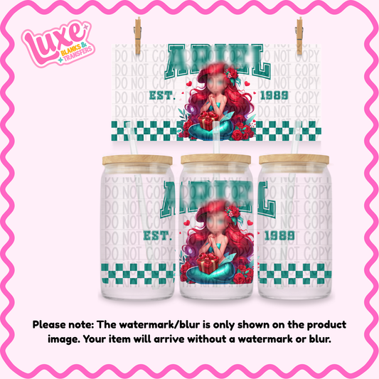 16oz UV DTF Wrap | Mermaid | #1509