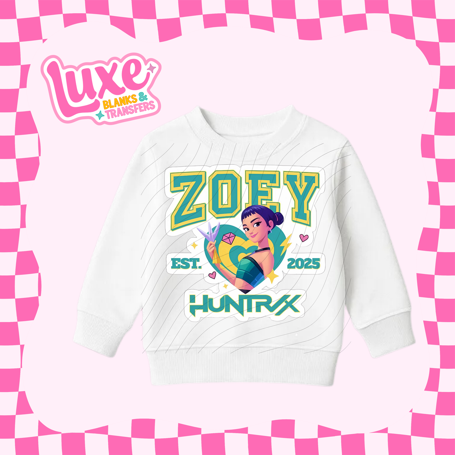 K-Pop Demon Hunters 33 | Kids DTF Heat Transfer | #107