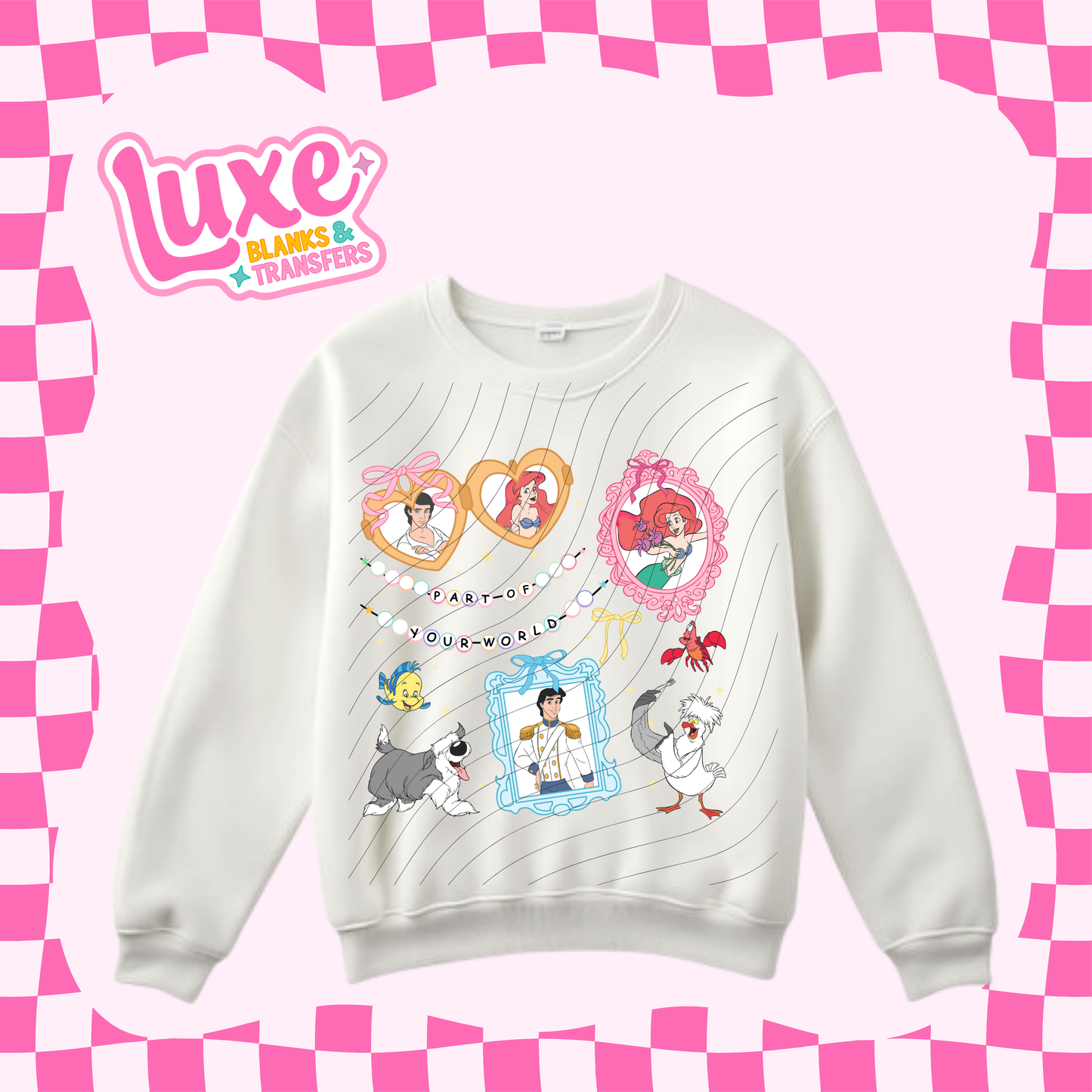 Cutesy Mermaid | DTF Heat Transfer | #289