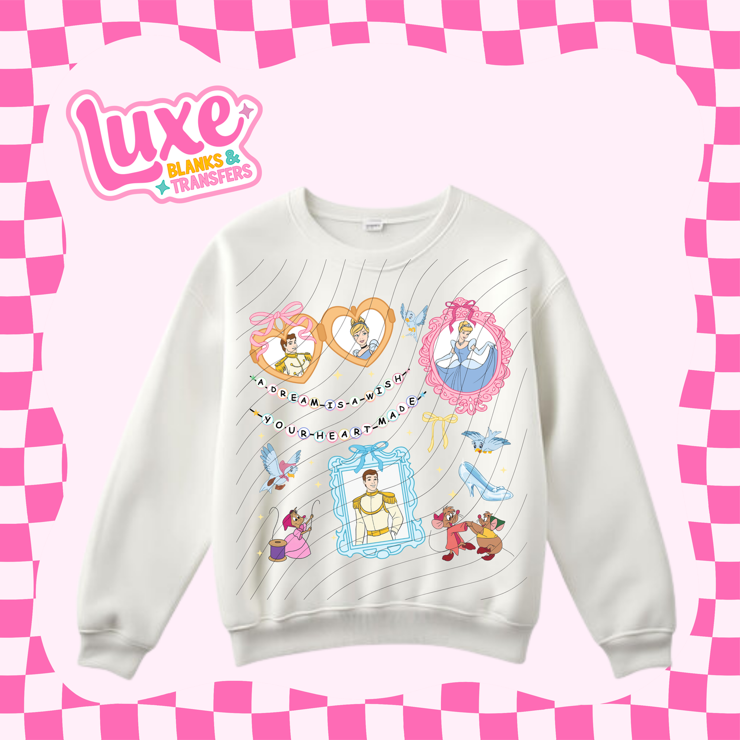 Cutesy Blue Princess | DTF Heat Transfer | #291