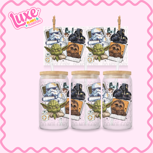 16oz UV DTF Wrap | Star Battle | #2382