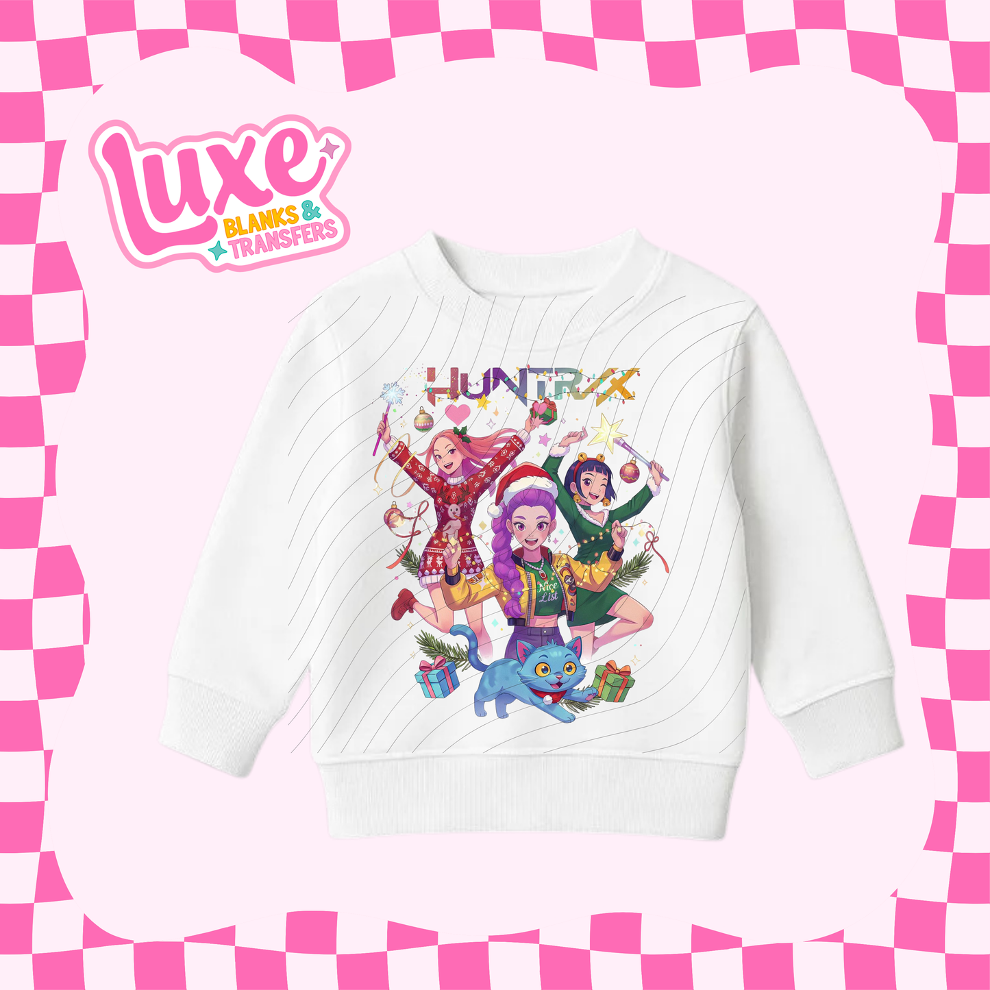 Christmas K-Pop Demon Hunters 36 | Kids DTF Heat Transfer | #110