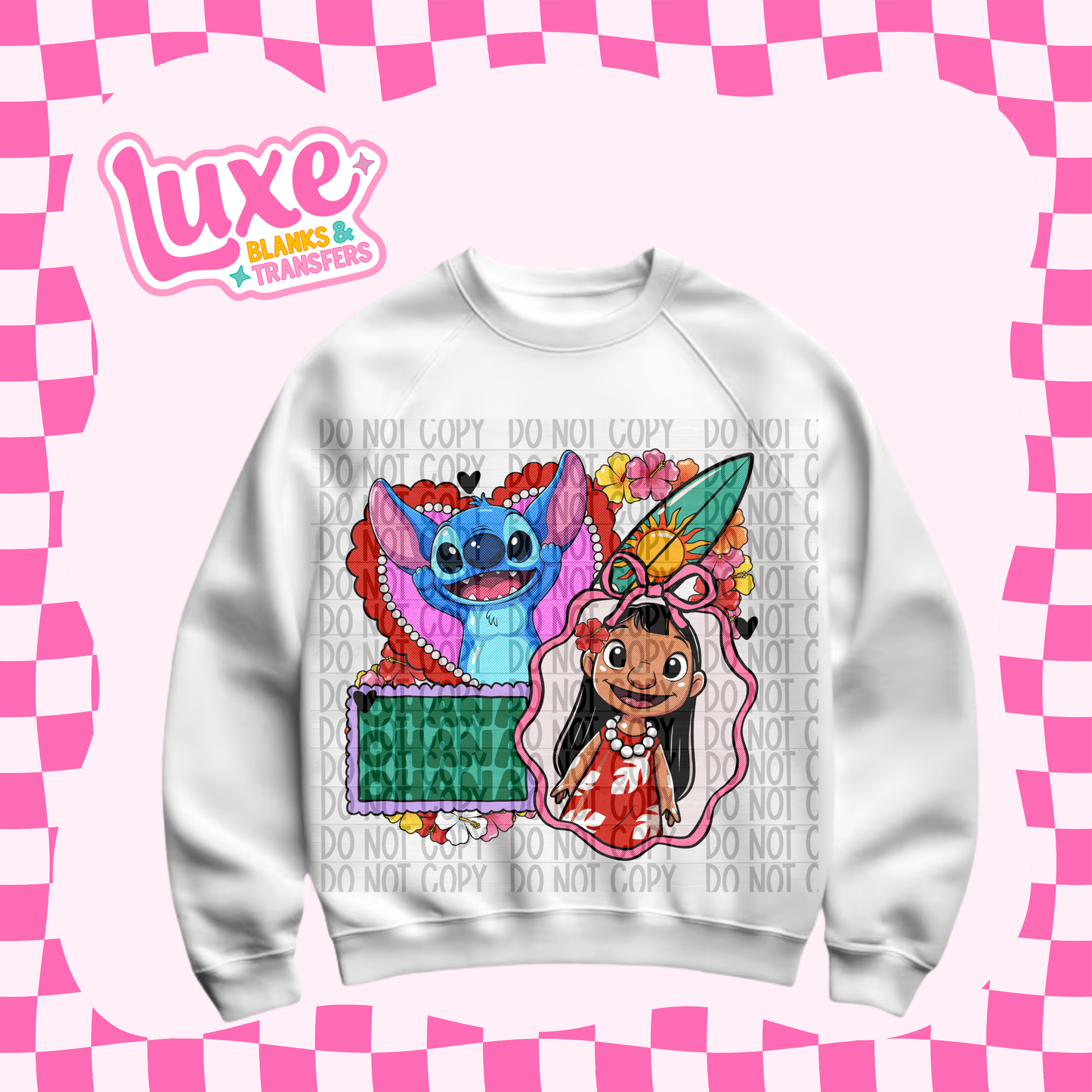 DTF Heat Transfer | Ohana | #552