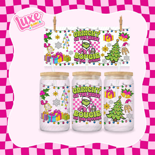 Gr!nch Boujee 4 | UV DTF Wrap | #1149