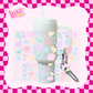 Mini Keychain Tumbler UV DTF Wrap | Pastel Seashells | #E29