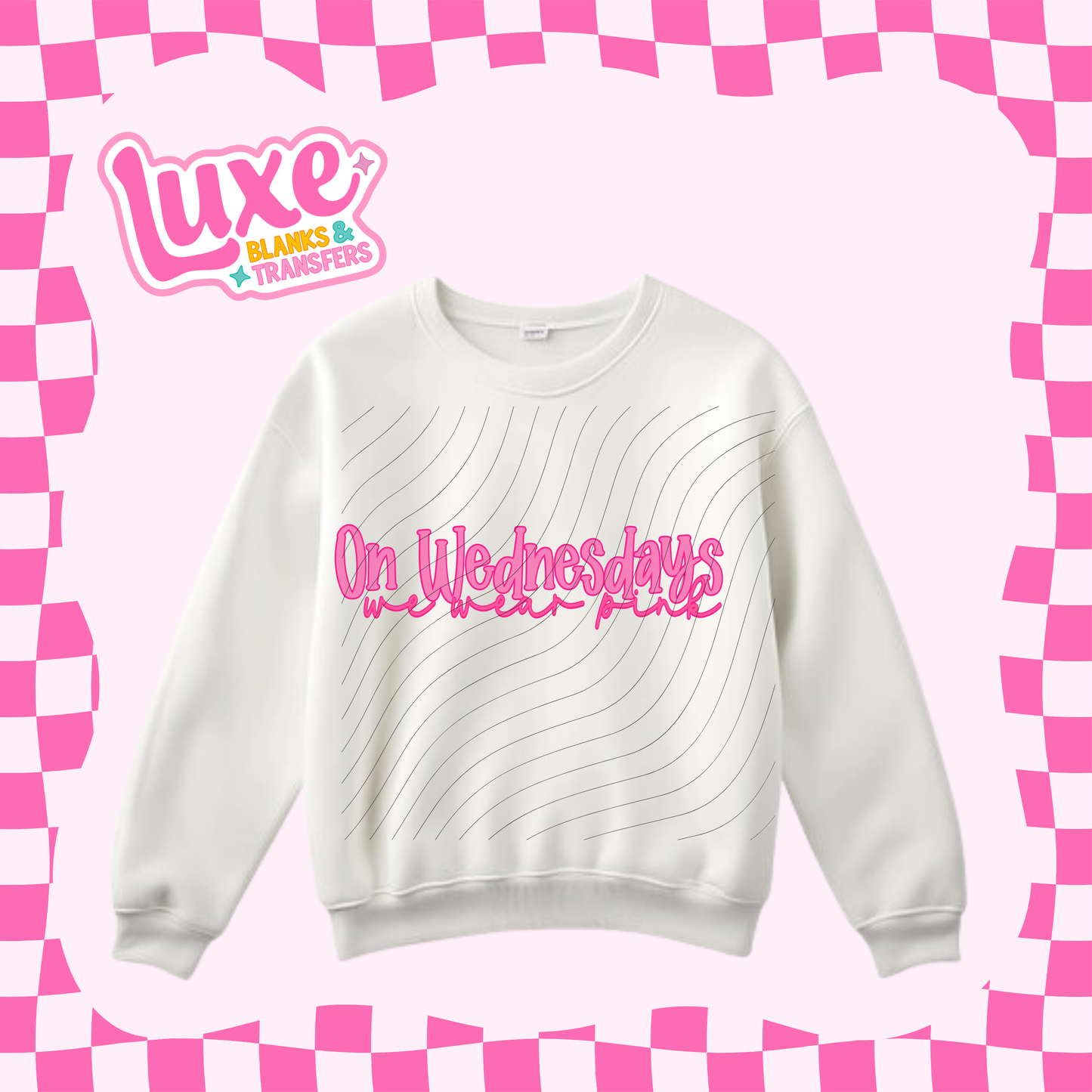 DTF Heat Transfer | On Wednesdays We Wear Pink | #300