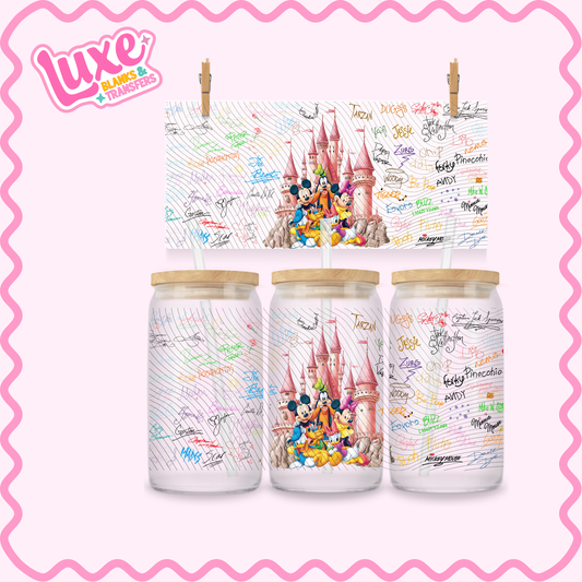 16oz UV DTF Wrap | Mick Friends Castle | #2889