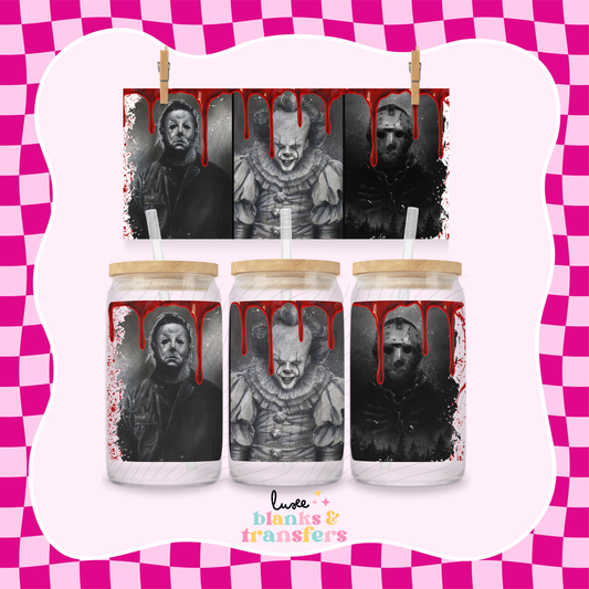 Horror Drip UV DTF Wrap (#523)