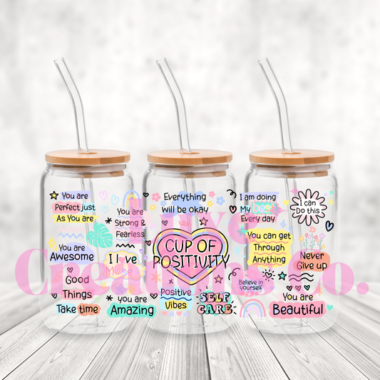 Cup Of Positivity UV DTF Wrap (#249)